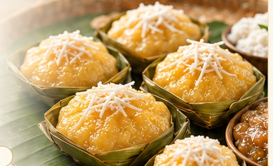 ขนมตาลแม่สร ขนมไทยทำสดใหม่ สูตรโบราณ